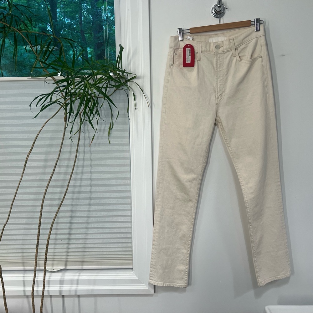 New with tags mother superior high waisted rider skimp jeans in act natural 29